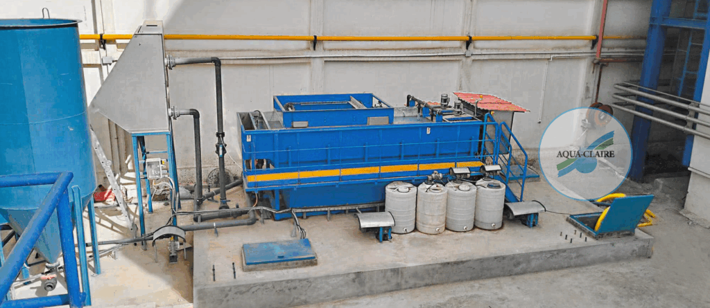 l’installation d’une station de traitement des rejets industriels AquaClaire, votre partenaire pour des solutions de traitement d'eau sur mesure.
