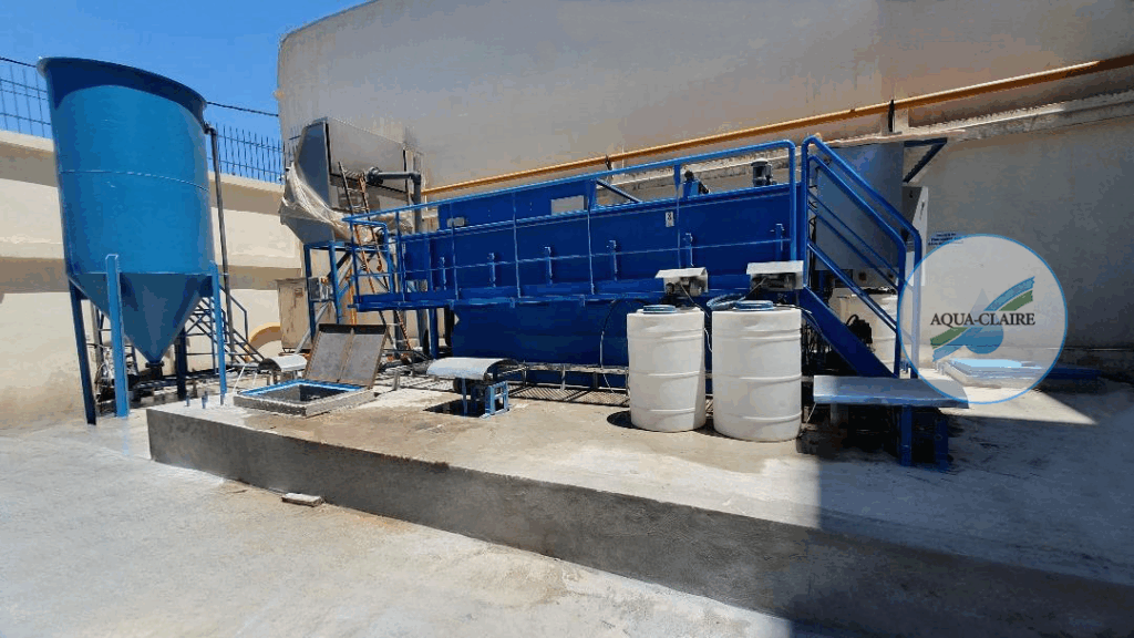 l’installation d’une station de traitement des rejets industriels AquaClaire, votre partenaire pour des solutions de traitement d'eau sur mesure.